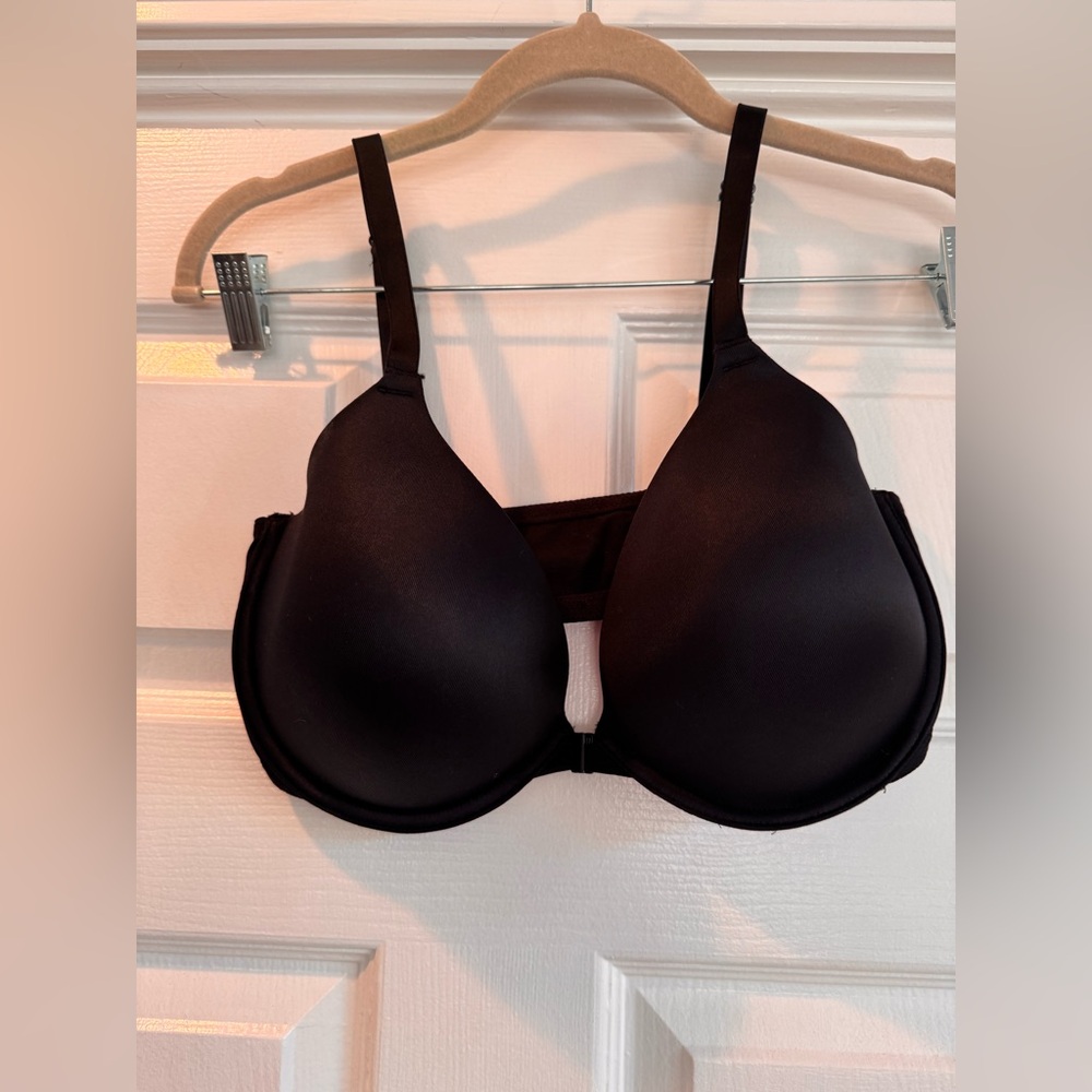Victoria Secret PINK black bra 36 DD wear everywhere lightly lined t shirt bra!